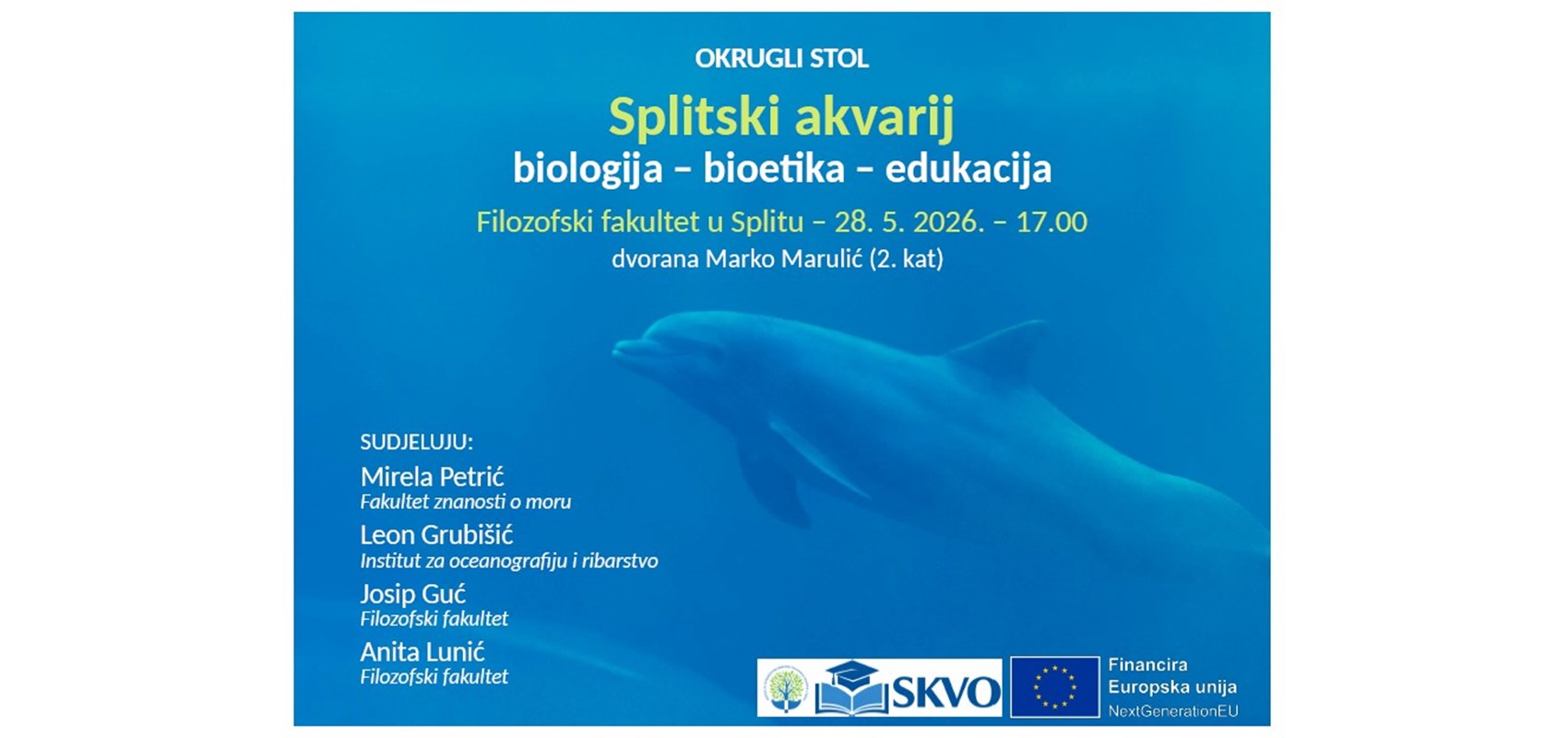 Splitski akvarij – biologija, bioetika i edukacija